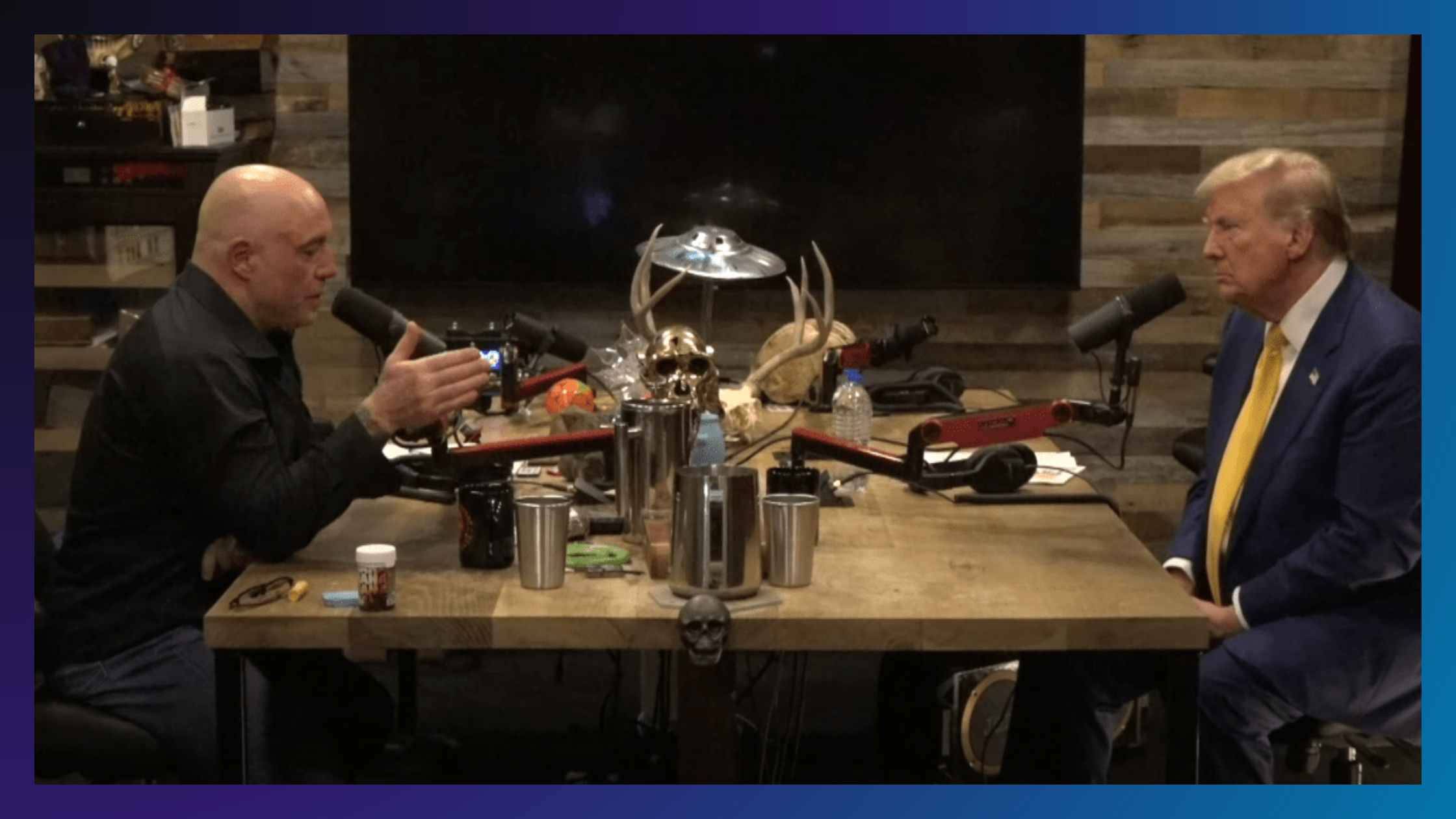 川普上 Joe Rogan 播客