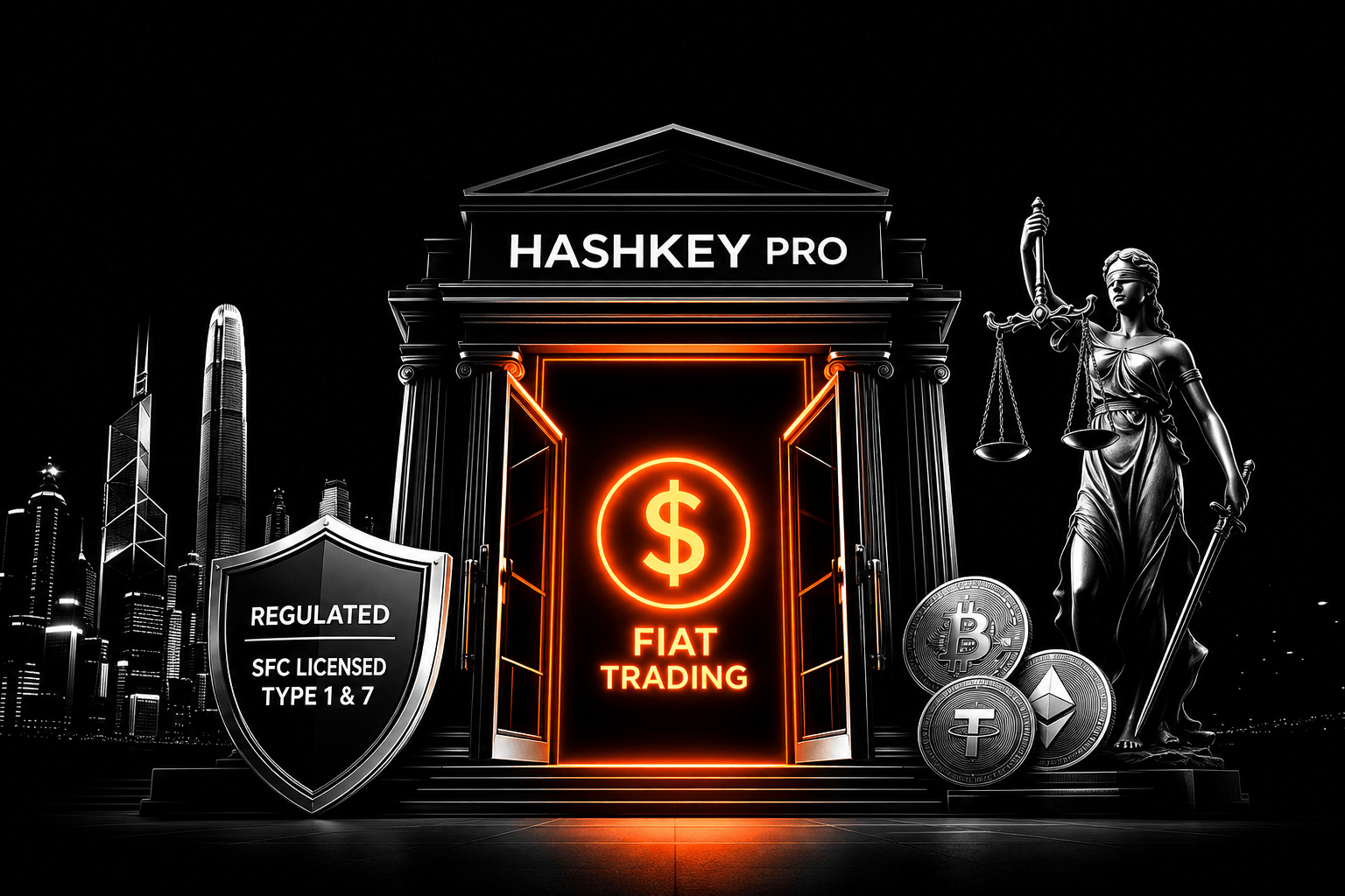 全新合規虛擬資產交易平台 HashKey PRO 將在第二季度正式上線，支援法幣交易對